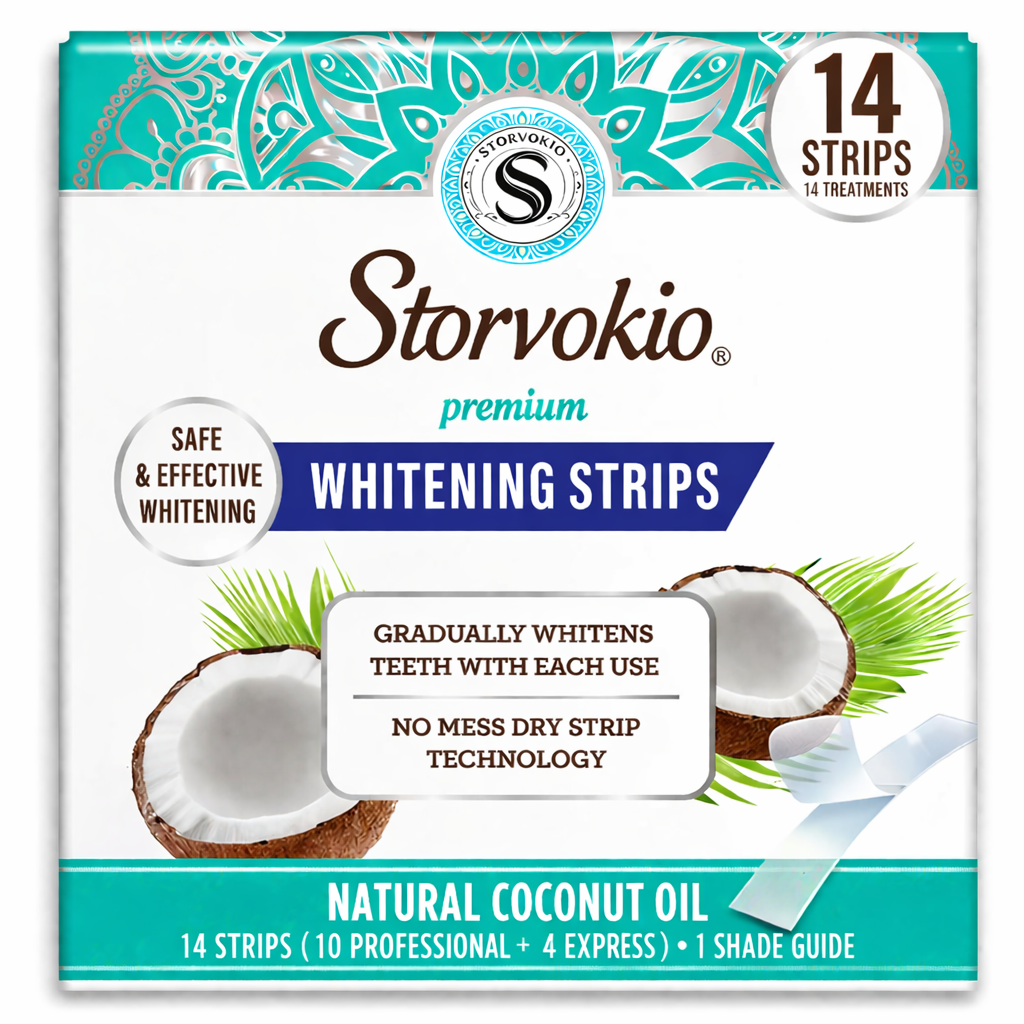 Storvokio Whitening Strips Designed for a Fresh, Confident Smile ✨🦷