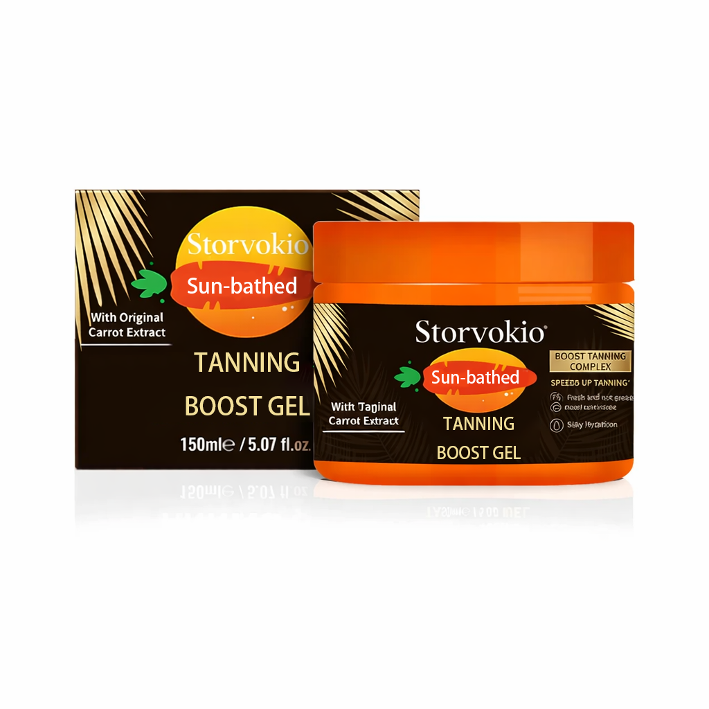 Storvokio Tanning Gel – 5.07oz Fast Tan Accelerator for Outdoor Use
