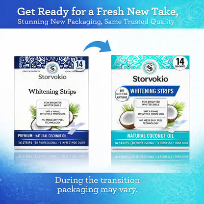 Storvokio Whitening Strips Designed for a Fresh, Confident Smile ✨🦷
