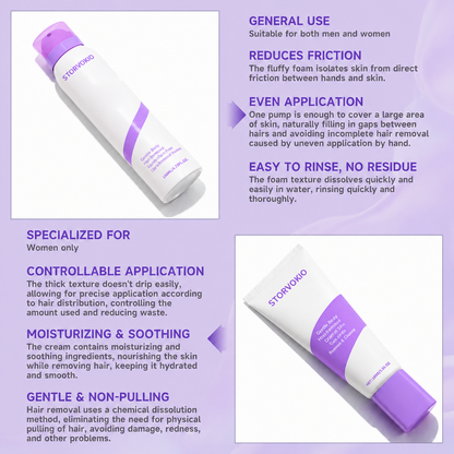 STORVOKIO Bikini Pain-Free Hair Removal Cream for Sensitive Skin