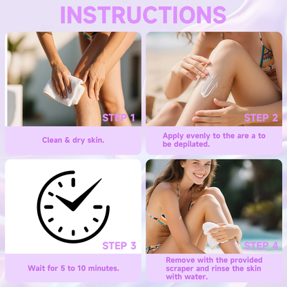 STORVOKIO Bikini Pain-Free Hair Removal Cream for Sensitive Skin