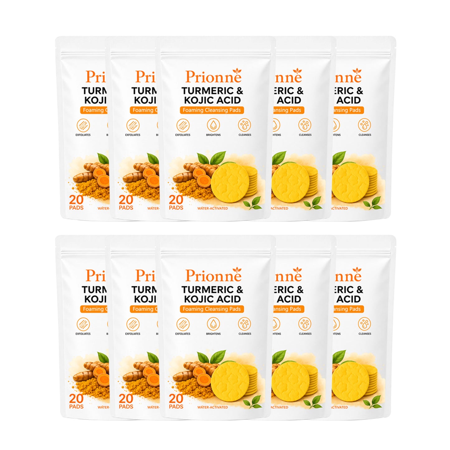 Prionne Turmeric Kojic Glow Pads