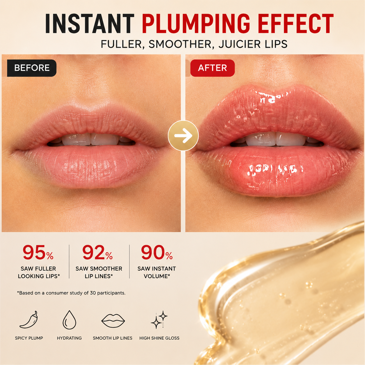 Last Day Buy 1 Get 1 Free🌶️🔥Storvokio Spicy Lip Plumper | Fuller Lips in Minutes