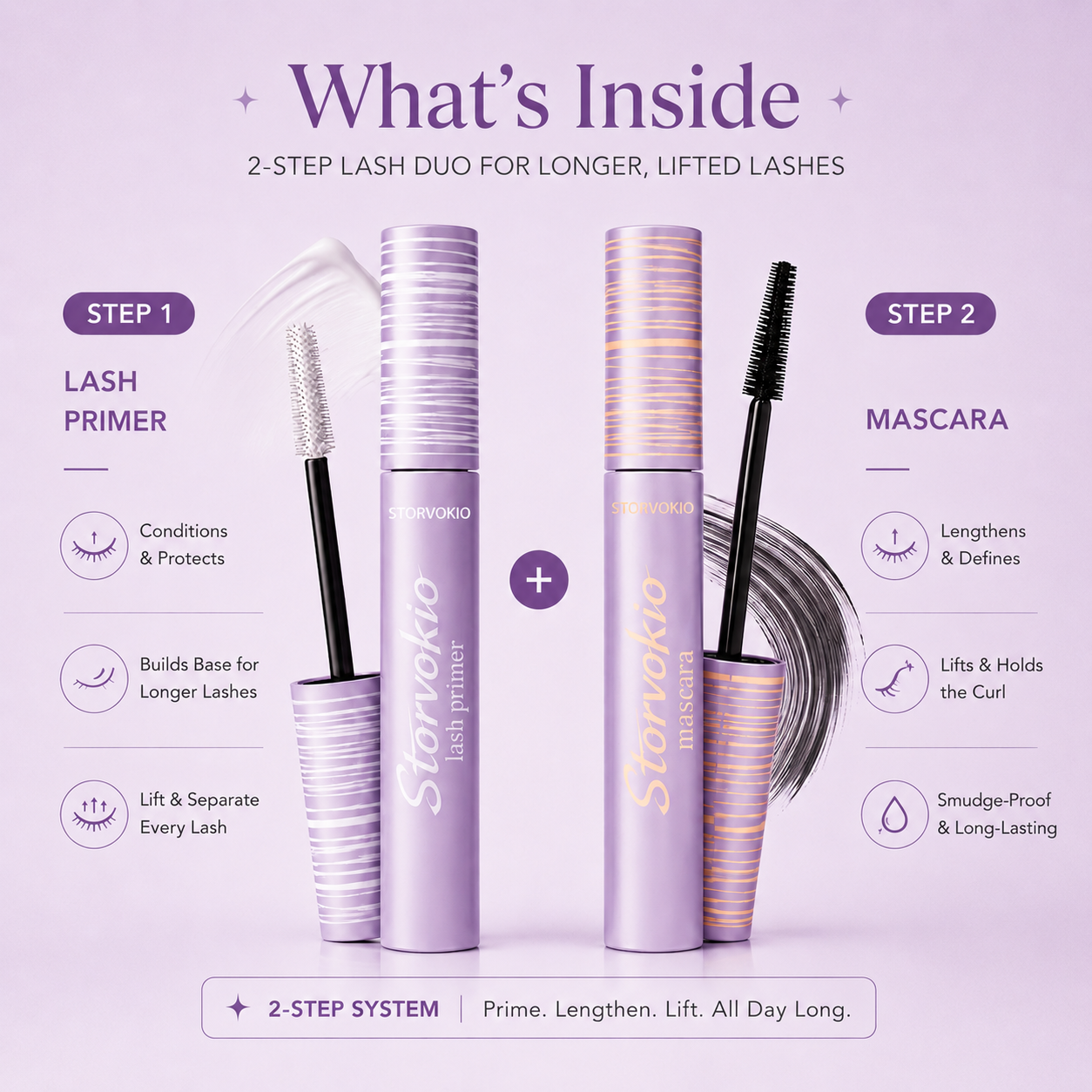✨Storvokio Mascara & Lash Primer
