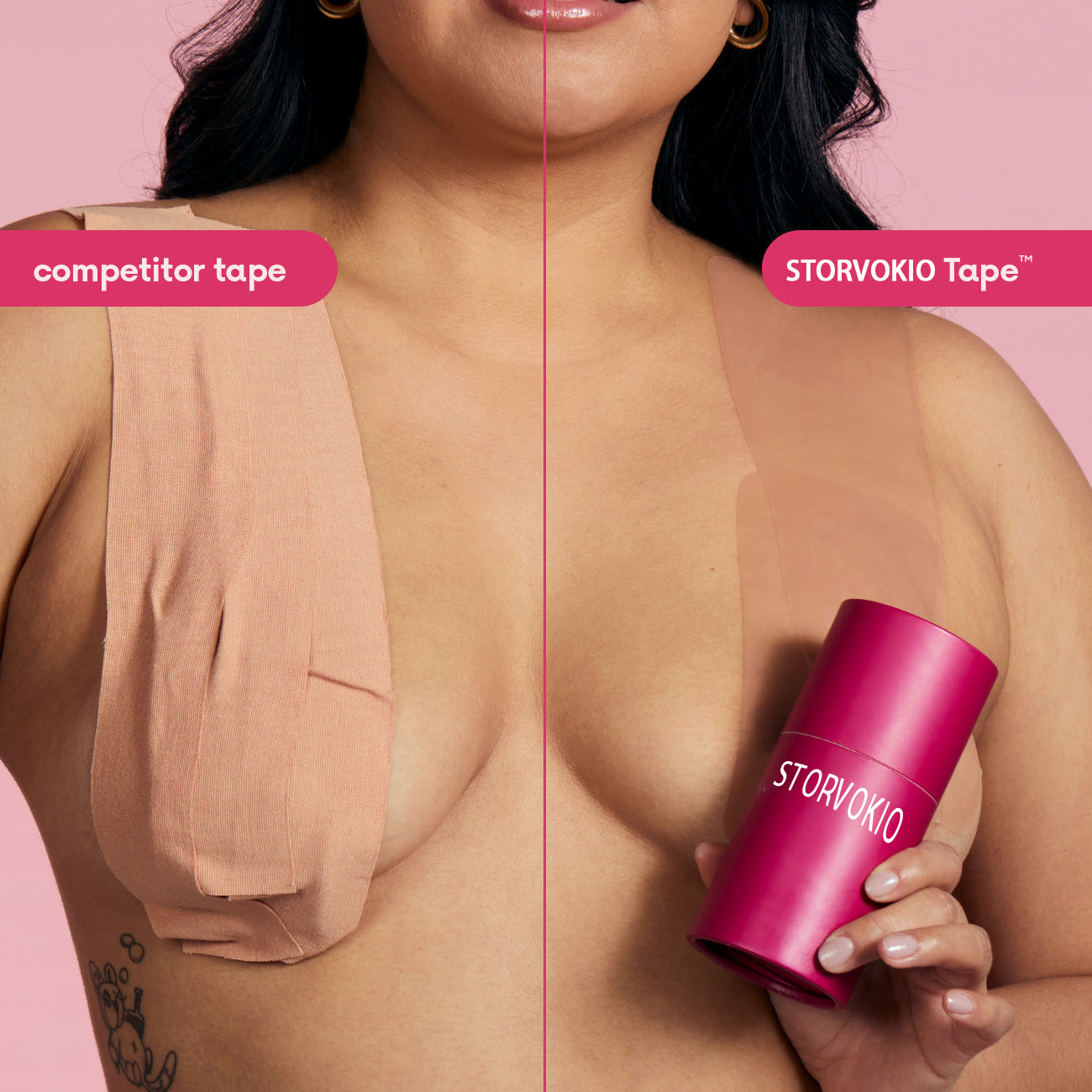 STORVOKIO Tape -  The Easy-to-Use, Better-for-You Boob Tape