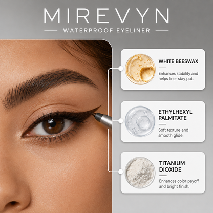 Define Every Look with Mirevyn Black Truffle Waterproof Eyeliner