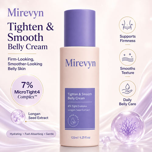 ✨ Reveal Firmer, Smoother-Looking Skin with Mirevyn Belly Cream