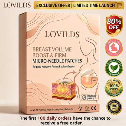 💥LOVILDS 🥛 Targeted Breast Enhancement Advanced Nano Microneedle Patch💃