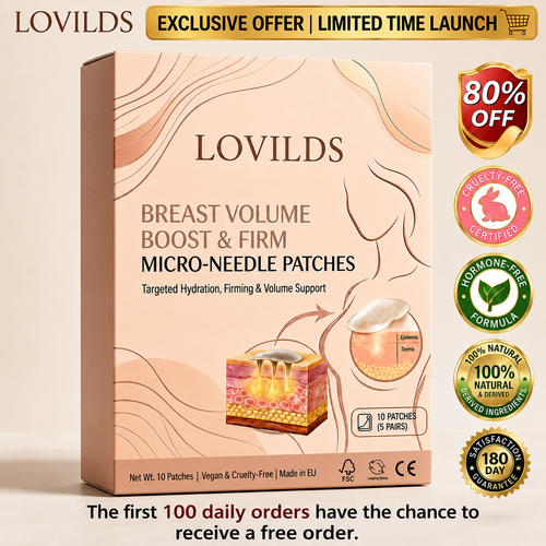 💥LOVILDS 🥛 Targeted Breast Enhancement Advanced Nano Microneedle Patch💃