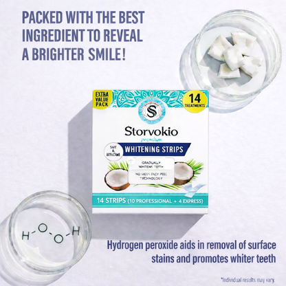 Storvokio Whitening Strips Designed for a Fresh, Confident Smile ✨🦷