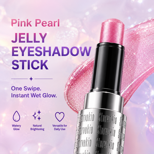 ✨ Storvokio Gel Eyeshadow✨ Stick Stick for Versatile Looks and Easy Application