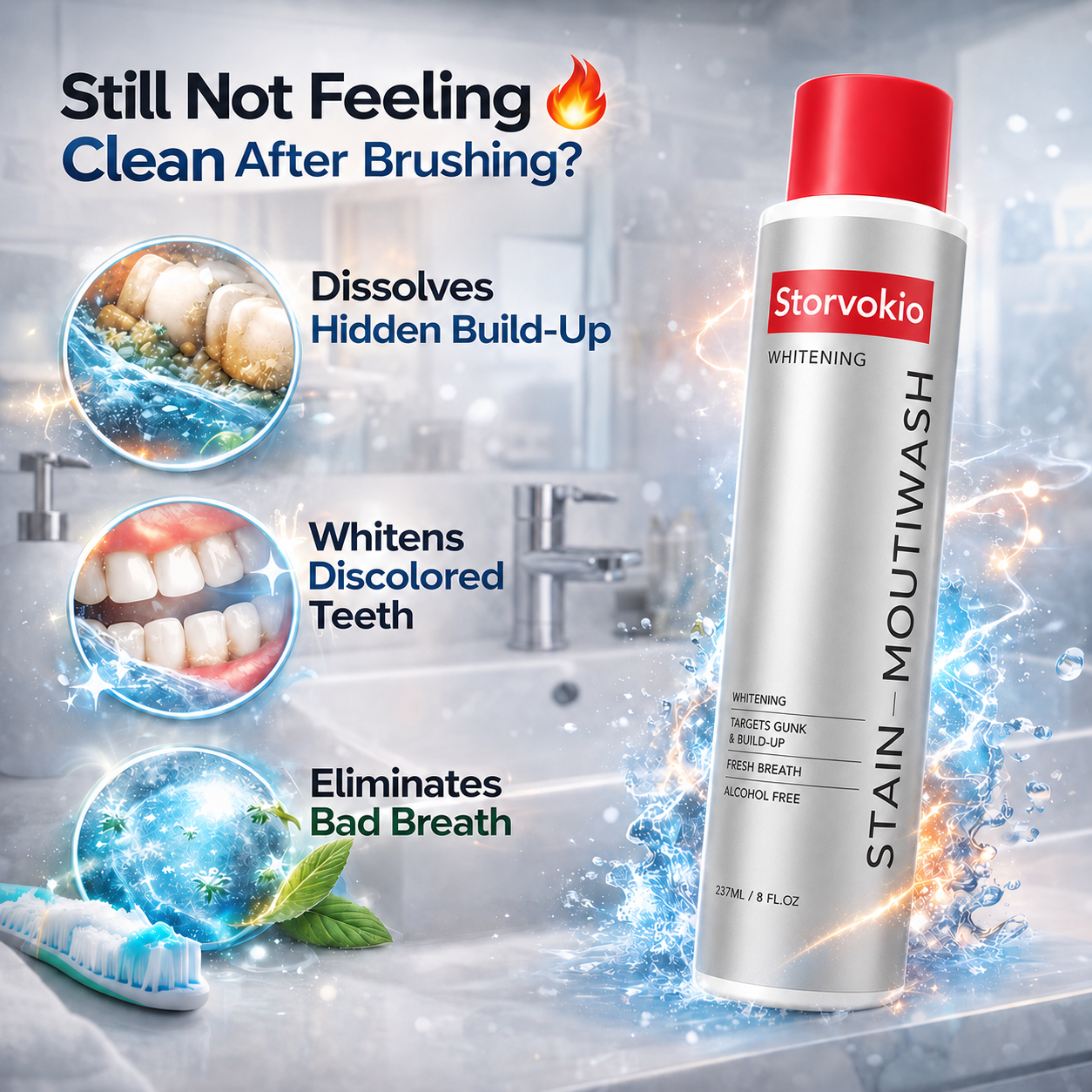 ✨ Storvokio Mouthwash｜Not Just Fresh Breath — A Truly Deep Clean Feeling 🦷💜