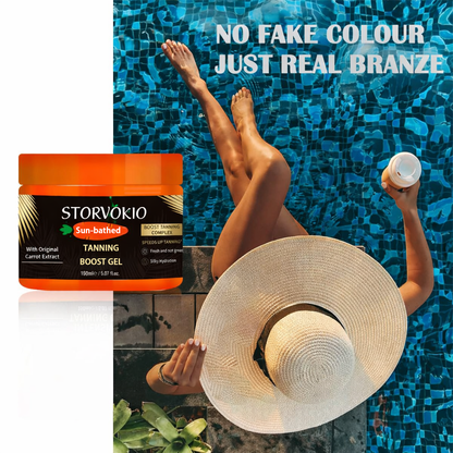 Storvokio Tanning Gel – 5.07oz Fast Tan Accelerator for Outdoor Use