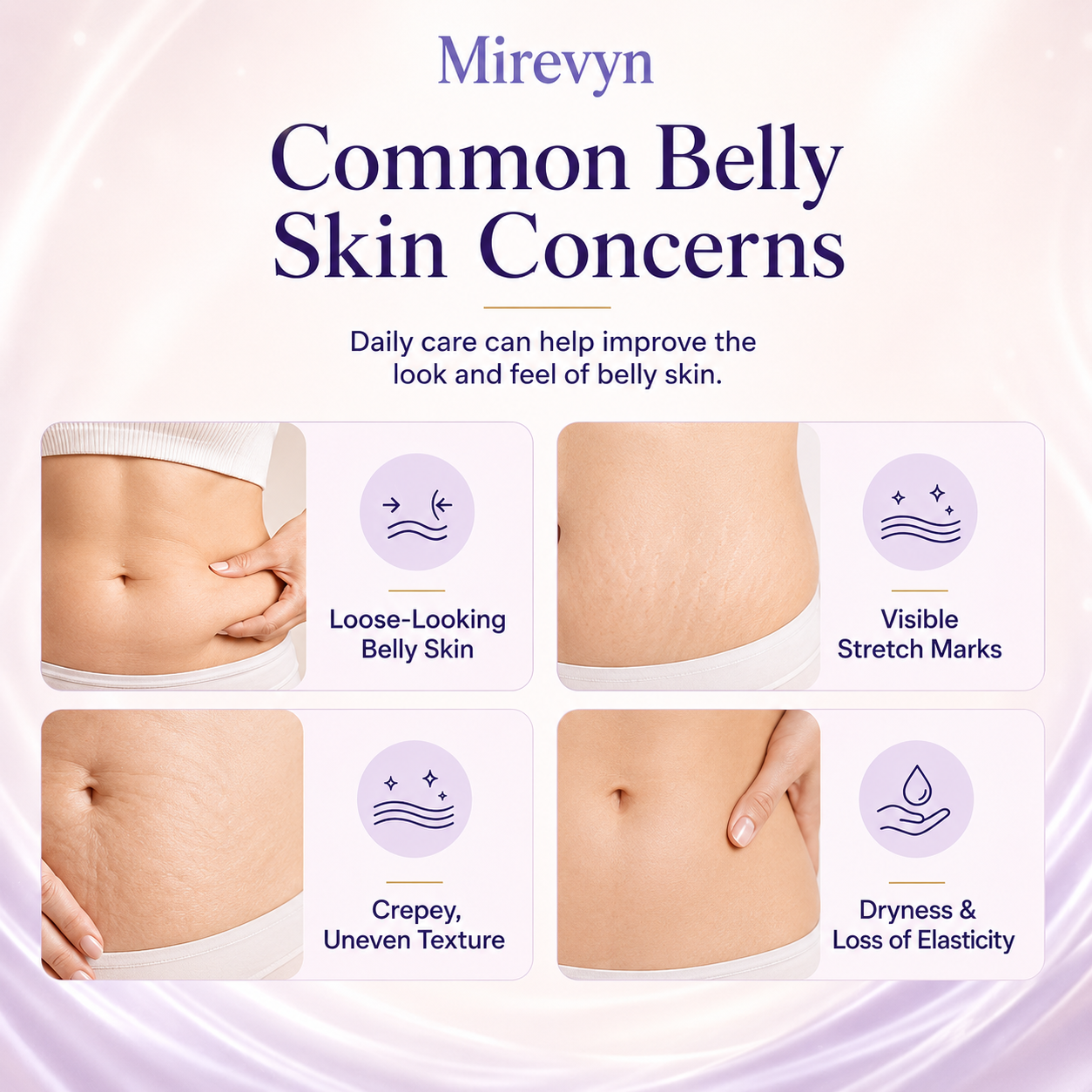 ✨ Reveal Firmer, Smoother-Looking Skin with Mirevyn Belly Cream