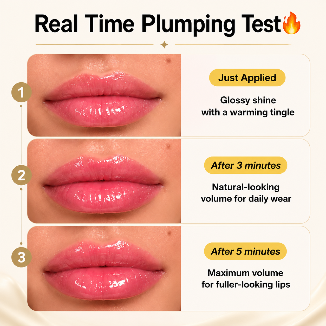 Last Day Buy 1 Get 1 Free🌶️🔥Storvokio Spicy Lip Plumper | Fuller Lips in Minutes
