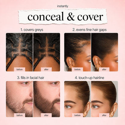 ⏰Last Day: Buy 1 Get 1 Free🎁 — Instantly Cover Roots, Grays & Sparse Hairlines
