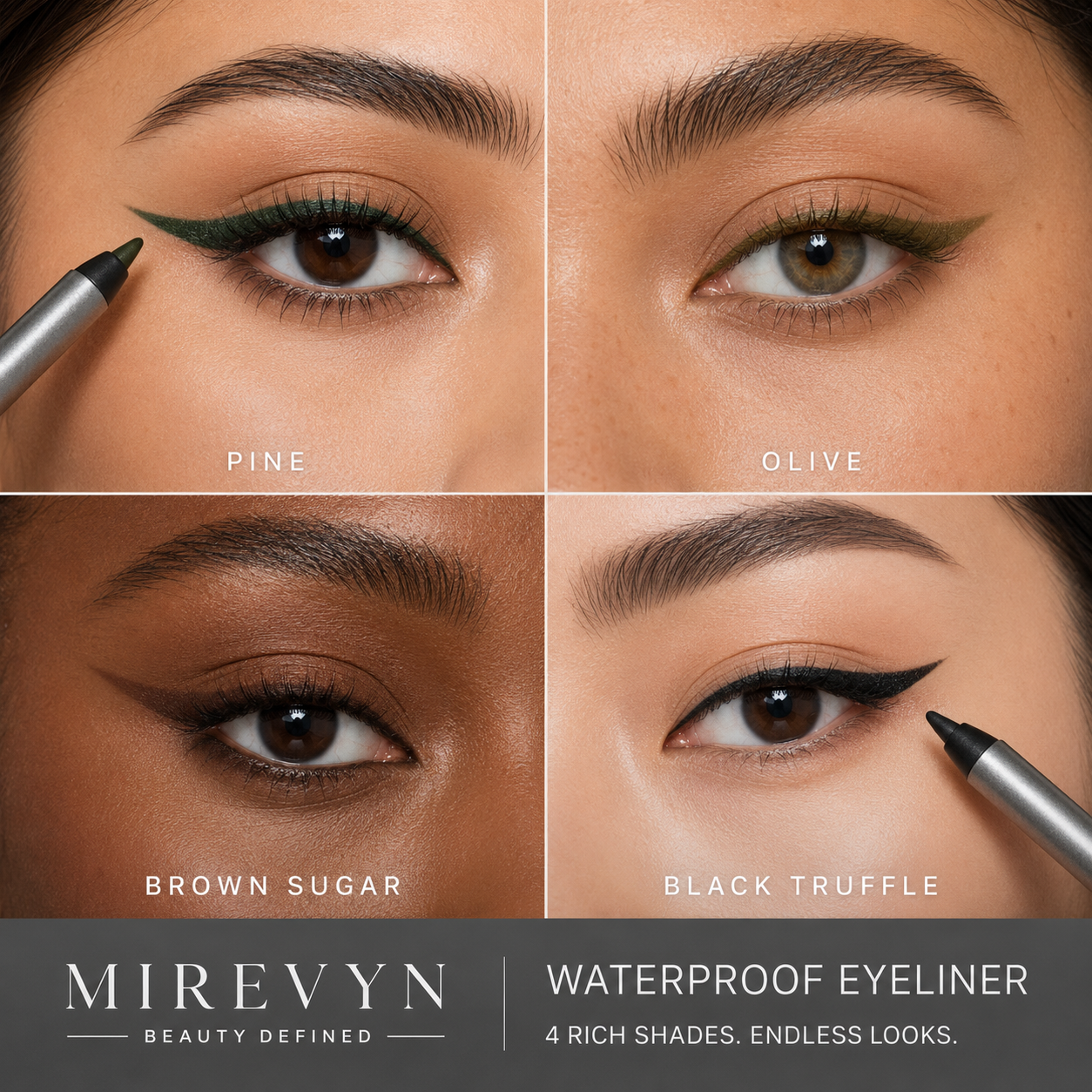 Define Every Look with Mirevyn Black Truffle Waterproof Eyeliner