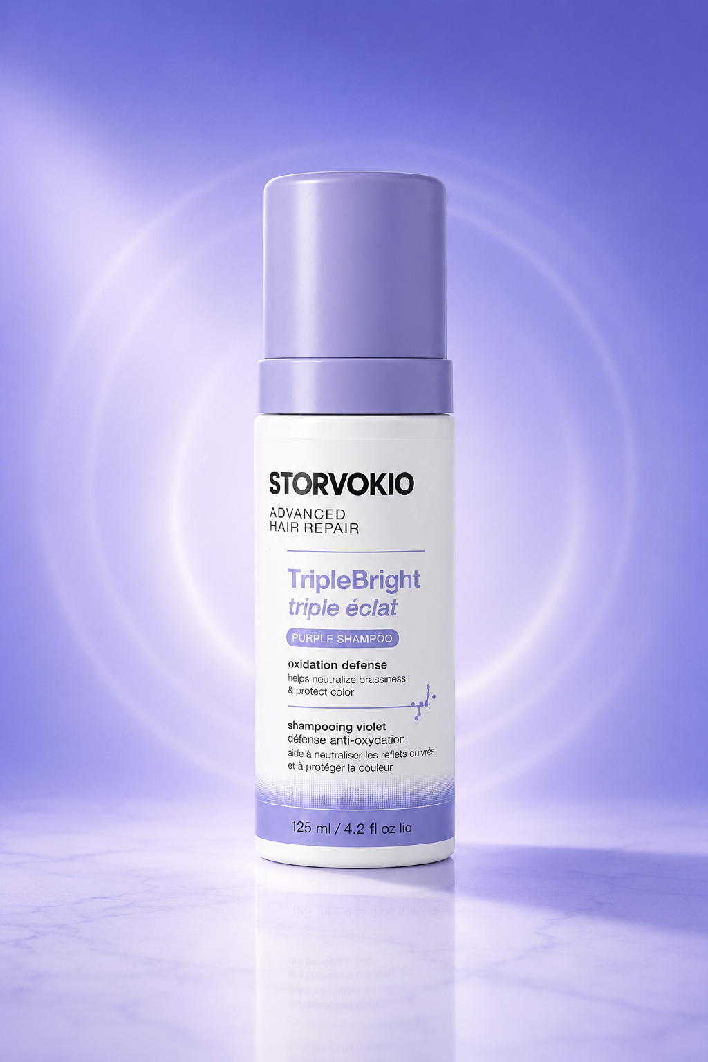 STORVOKIO TripleBright oxidation defense purple shampoo