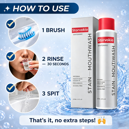 ✨ Storvokio Mouthwash｜Not Just Fresh Breath — A Truly Deep Clean Feeling 🦷💜