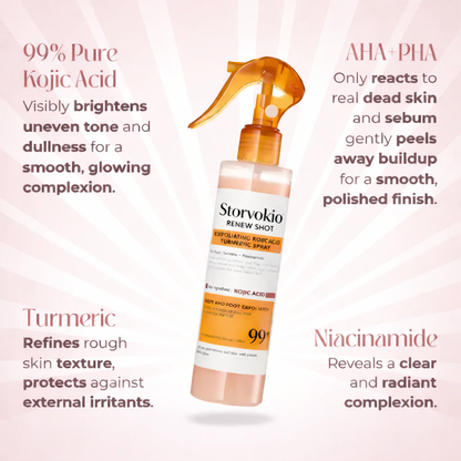 Body Peel Spray - Kojic + Turmeric