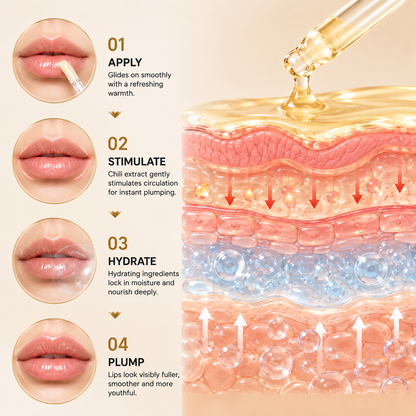 Last Day Buy 1 Get 1 Free🌶️🔥Storvokio Spicy Lip Plumper | Fuller Lips in Minutes
