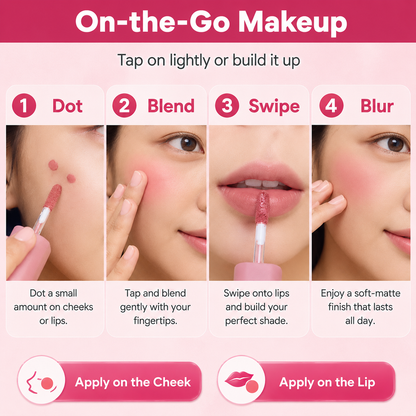 ⏰ LAST DAY ONLY! BOGO FREE 🎁 Storvokio 2-in-1 Velvet Matte Lip & Cheek Tint