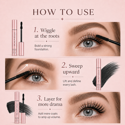 ⚡Last Day Buy 1 Get 1 Free❤️‍🔥Peauvelle Lengthening & Volumizing Mascara