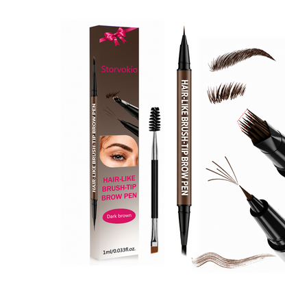 Last Day Buy 1 Get 1 Free🔥Storvokio Waterproof Hair-Like Brow Pen – Smudge-Proof, Long-Lasting Natural Eyebrow Pencil