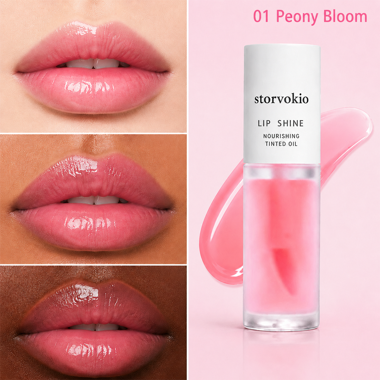 Last Day Buy 1 Get 1 Free ✨ storvokio Apple Lip Oil |Glossy Lip Stain, Tinting & Long Lasting