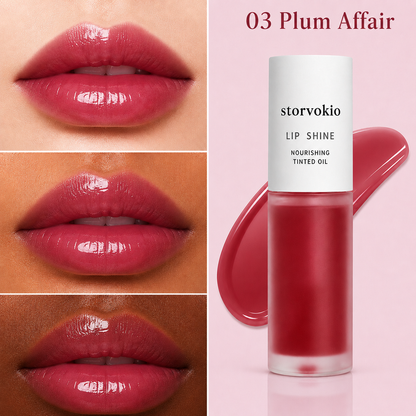 Last Day Buy 1 Get 1 Free ✨ storvokio Apple Lip Oil |Glossy Lip Stain, Tinting & Long Lasting