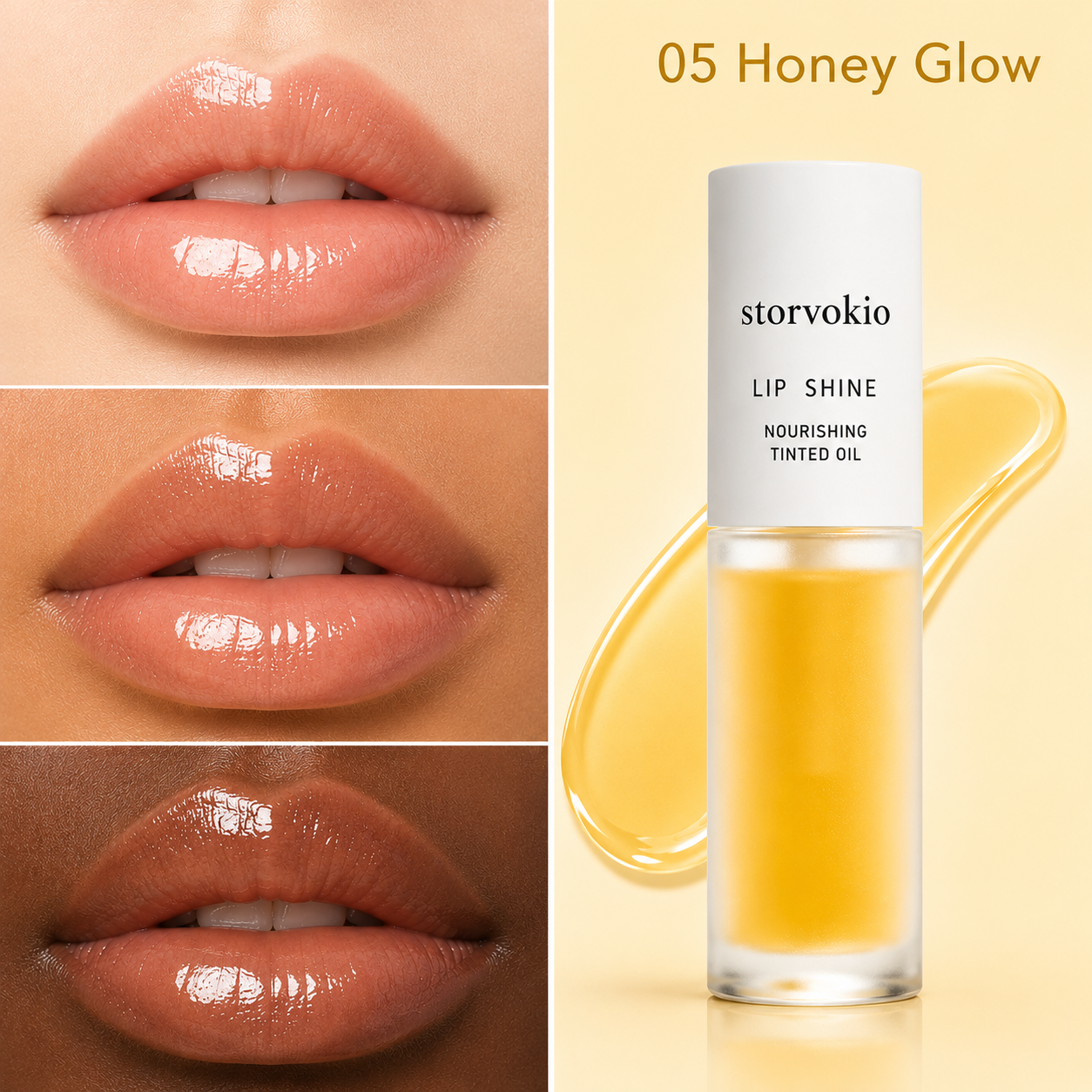 Last Day Buy 1 Get 1 Free ✨ storvokio Apple Lip Oil |Glossy Lip Stain, Tinting & Long Lasting