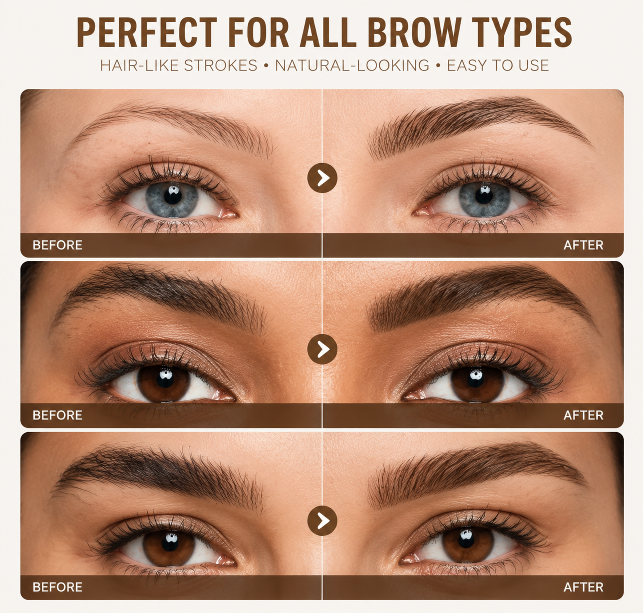 Last Day Buy 1 Get 1 Free🔥Storvokio Waterproof Hair-Like Brow Pen – Smudge-Proof, Long-Lasting Natural Eyebrow Pencil