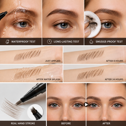 Last Day Buy 1 Get 1 Free🔥Storvokio Waterproof Hair-Like Brow Pen – Smudge-Proof, Long-Lasting Natural Eyebrow Pencil