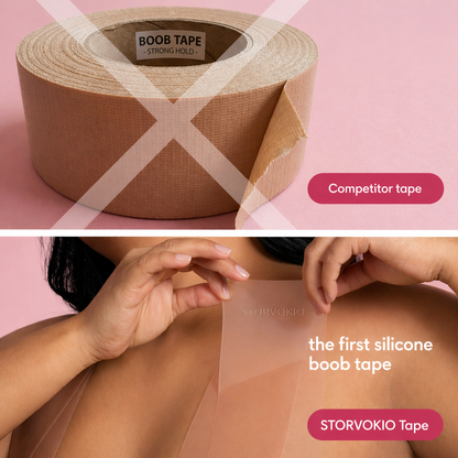 STORVOKIO Tape -  The Easy-to-Use, Better-for-You Boob Tape